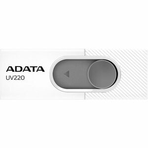 Flash Drive A-Data UV220 64GB USB 2.0 White-Gray imagine