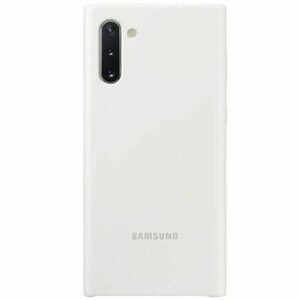 Capac protectie spate Samsung Silicone Cover pentru Galaxy Note 10 (N970) White imagine