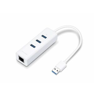 Adaptor 2 in 1 Tp-Link UE330 Gigabit Ethernet & Hub USB 3.0 x 3 porturi imagine