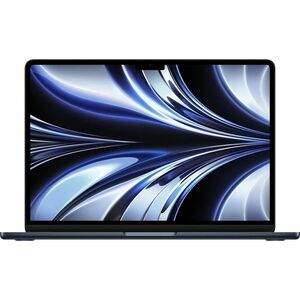 Notebook Apple MacBook Air 13 (2022) 13.6" Apple M2 8-core GPU 8-core RAM 8GB SSD 256GB Tastatura INT Midnight Black imagine