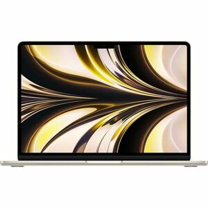 Notebook Apple MacBook Air 13 (2022) 13.6" Apple M2 8-core GPU 10-core RAM 8GB SSD 512GB Tastatura INT Starlight Gold imagine