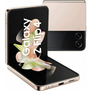 Telefon Mobil Samsung Galaxy Z Flip4 F721 256GB Flash 8GB RAM Nano SIM + eSIM 5G Pink Gold imagine