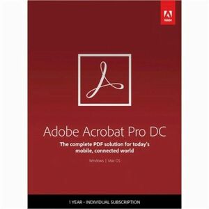 Adobe Acrobat Pro for teams Licenta Electronica 1 an 1 user renew imagine