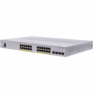 Switch Cisco CBS350-24P-4X cu management cu PoE 24x1000Mbps-RJ45 (24xPoE) + 4xSFP+ imagine