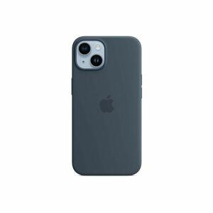 Husa de protectie Apple cu MagSafe pentru iPhone 14 Silicon Storm Blue imagine