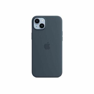 Husa de protectie Apple cu MagSafe pentru iPhone 14 Plus Silicon Storm Blue imagine