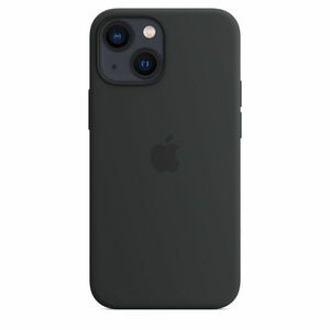 Husa de protectie Apple cu MagSafe pentru iPhone 13 Mini Silicon Midnight imagine