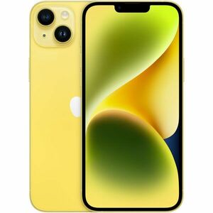 Telefon Mobil Apple iPhone 14 Plus 128GB Flash Nano SIM + eSIM 5G Yellow imagine