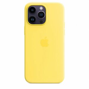 Husa de protectie Apple cu MagSafe pentru iPhone 14 Pro Max Silicon Canary Yellow imagine