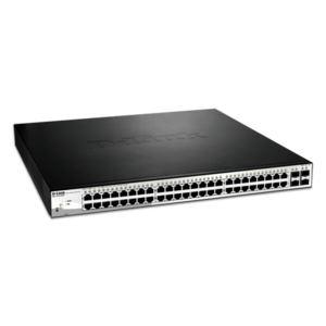Switch D-Link DGS-1210-52MP cu management cu PoE 48x1000Mbps-RJ45 (PoE+)+ 4x100/1000Mbps (sau 4xSFP) imagine