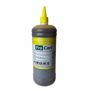 Cerneala Dye compatibila Epson L673, flacon XXL, cantitate 1000 ml, Yellow imagine