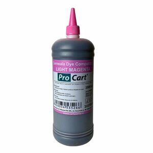 Cerneala Dye compatibila Epson L673, flacon 1000 ml, Light Magenta imagine