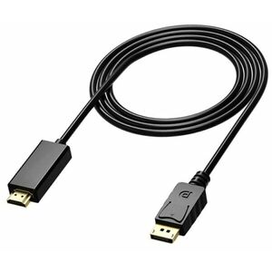 Cablu adaptor DP - HDMI, full HD, suport 3D, negru imagine