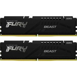 Memorie Desktop Kingston Fury Beast 32GB(2 x 16GB) DDR5 6000MT/s CL36 imagine