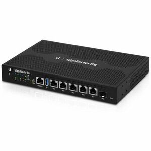 Router EdgeMAX EdgeRouter ER-6P, 5 x LAN Gigabit, 1 x SFP, 1 x USB, PoE 802.3af imagine