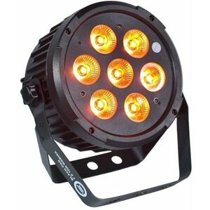 Light4Me Black Par 7X10W RGBWa LED LED PAR imagine