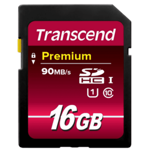 Card de memorie Transcend SDHC, 16GB, Clasa 10, UHS-I imagine