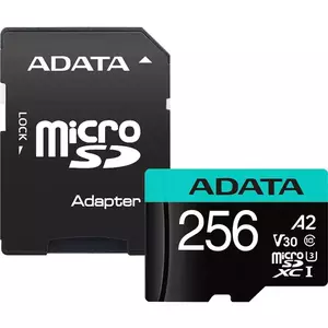 Card de memorie ADATA PremierPRO, MicroSDXC, 256GB, UHS-I U3 + Adaptor imagine