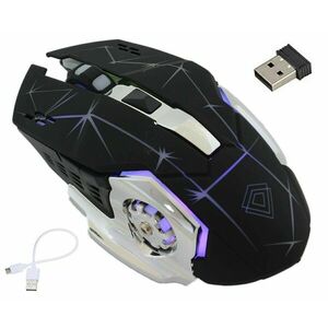 Mouse optic fara fir 1000/1200/1600 DPI, intrare USB, forma ergonomica, 122g, negru imagine