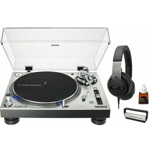 Audio-Technica Bedroom DJ Promo Silver SET Silver Platan de DJ imagine