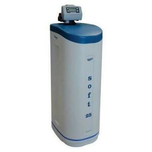 Dedurizator apa Valrom AquaPur Soft 25 CAB, 2 mc/h, BY-PASS (Alb/Albastru) imagine