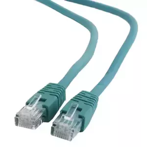 Cablu UTP GEMBIRD Cat6, cupru-aluminiu, 2 m, verde, AWG26, PP6U-2M/G imagine