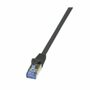 Cablu patchcord Cat.6A, din Cat.7, 600 MHz, S/FTP PIMF raw , 1, 5m, negru imagine