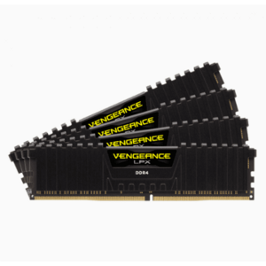 Memorii Corsair VENGEANCE LPX Black 128GB(4x32GB), DDR4-2666MHz, CL16, Quad Channel imagine