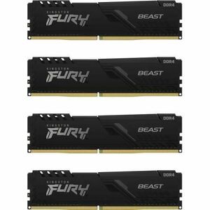 Memorii Kingston FURY Beast 128GB(4x32GB), DDR4-3200MHz, CL16, Quad Channel imagine