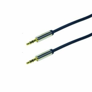 LOGILINK - Cablu audio 3, 5 m/m 0, 3 albastru imagine