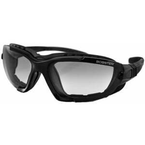 Bobster Renegade Convertibles Gloss Black/Clear Photochromic Ochelari pentru moto imagine