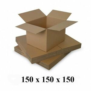 Cutie carton 150 x 150 x 150 mm, natur, 5 straturi CO5, 690 g/mp imagine