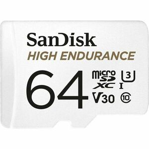 Card de memorie Sandisk High Endurance MicroSDXC, 64GB, Clasa 10, U3, Adaptor microSD imagine