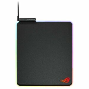 Mousepad gaming ASUS ROG Balteus, RGB, port USB, iluminare Aura Sync, Negru imagine
