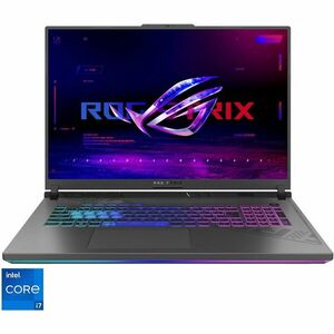 Laptop Gaming ASUS ROG Strix G18 cu procesor Intel® Core™ i7-13650HX pana la 4.90 GHz, 18, QHD+, IPS, 240Hz, 16GB DDR5, 1TB SSD, NVIDIA® GeForce RTX™ 4070 8GB GDDR6, No OS, Eclipse Gray imagine