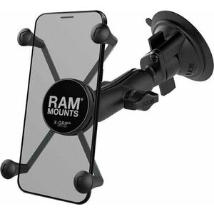 Ram Mounts X-Grip Large Phone Mount RAM Twist-Lock Suction Cup Base Suport moto telefon, GPS imagine