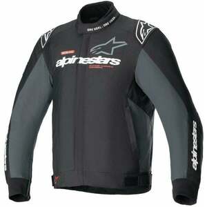 Alpinestars Monza-Sport Jacket Black/Tar Gray S Geacă textilă imagine