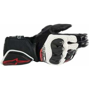 Alpinestars SP-8 V3 Air Gloves Black/White/Bright Red 3XL Mănuși de motocicletă imagine