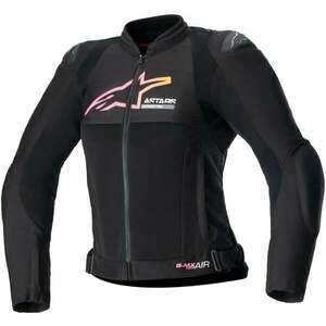 Alpinestars Stella SMX Air Jacket Black/Yellow/Pink L Geacă textilă imagine