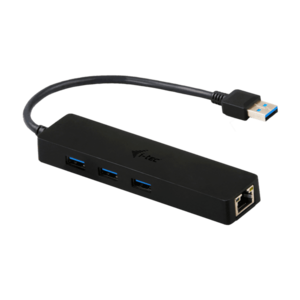 Hub USB i-tec HUB 3 3 x USB 3.0 Adaptor Gigabit Ethernet imagine