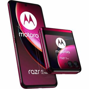 Telefon Mobil Motorola Razr 40 Ultra 256GB Flash 8GB RAM Dual SIM 5G Viva Magenta imagine