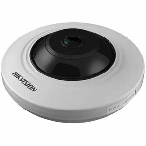 Camera supraveghere IP Dome Hikvision DS-2CD2955FWD-I, 5 MP, IR 8 m, 1.05 mm fisheye imagine