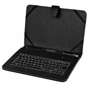 Husa cu tastatura Hama U6050469 pentru tablete de 10.1 inch (Negru) imagine