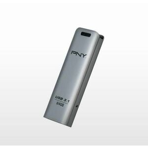 Stick USB PNY Elite Steel, 64GB, USB 3.1 (Argintiu) imagine