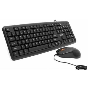 Kit Tastatura si Mouse Spacer SPDS-S6201, USB (Negru) imagine