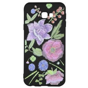 Protectie Spate Just Must Printed Embroidery Flowers JMPEJ4PFL pentru Samsung Galaxy J4 Plus (Multicolor) imagine