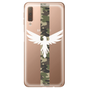 Protectie Spate Lemontti Art Army Eagle LEMHSPA718AE pentru Samsung Galaxy A7 2018 (Multicolor) imagine