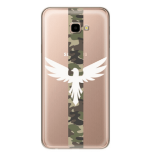 Protectie Spate Lemontti Art Army Eagle LEMHSPJ4PAE pentru Samsung Galaxy J4 Plus (Multicolor) imagine