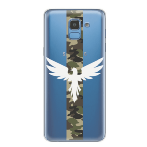 Protectie Spate Lemontti Art Army Eagle LEMHSPJ618AE pentru Samsung Galaxy J6 2018 (Multicolor) imagine
