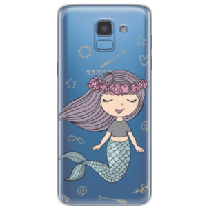 Protectie Spate Lemontti Art Little Mermaid LEMHSPJ618LM pentru Samsung Galaxy J6 2018 (Multicolor) imagine